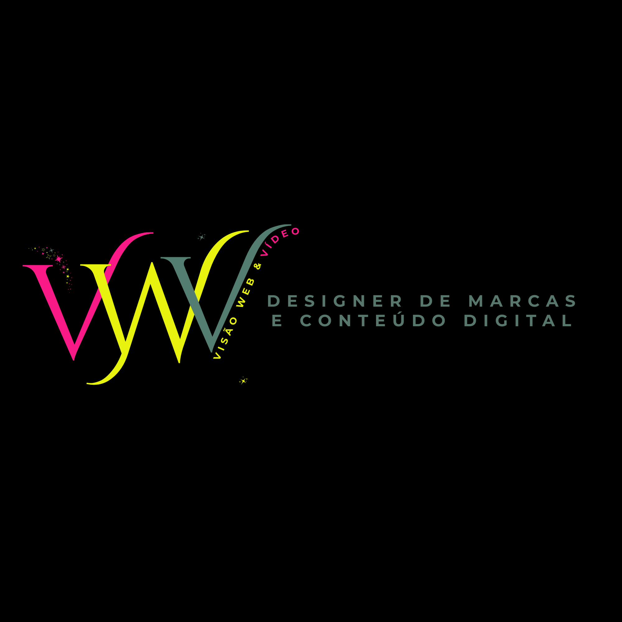 Versão Secundária Visão Web & Vídeo Fundo Escuro